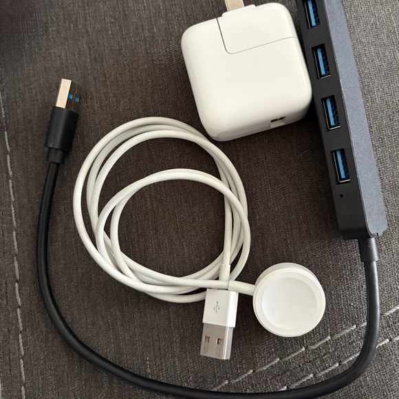 Assorted USB Charging Cables and Adapter Set